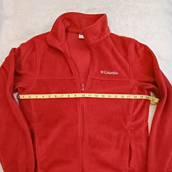Columbia Red Full Zip Jacket. Size S - Picture 8 of 8